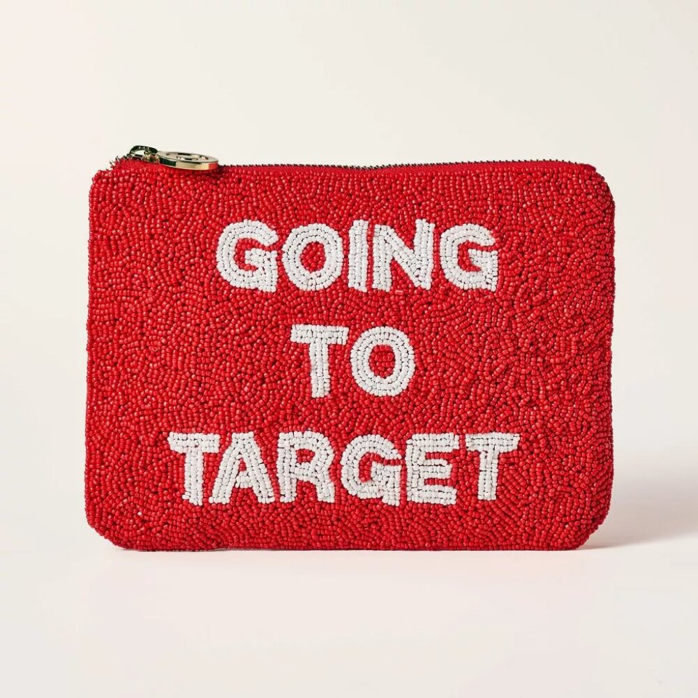 NWT Kate Spade x Target "Going To Target" Beaded Clutch